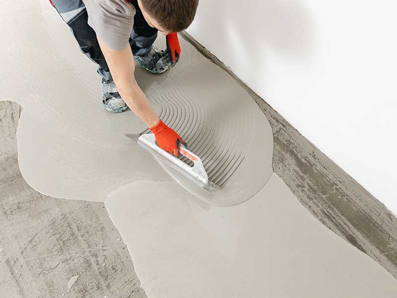 coulage de béton pour plancher